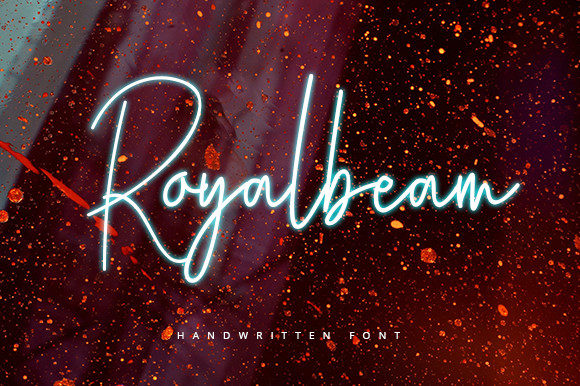Royalbeam Font Poster 6