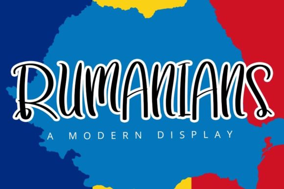 Rumanians Font Poster 1