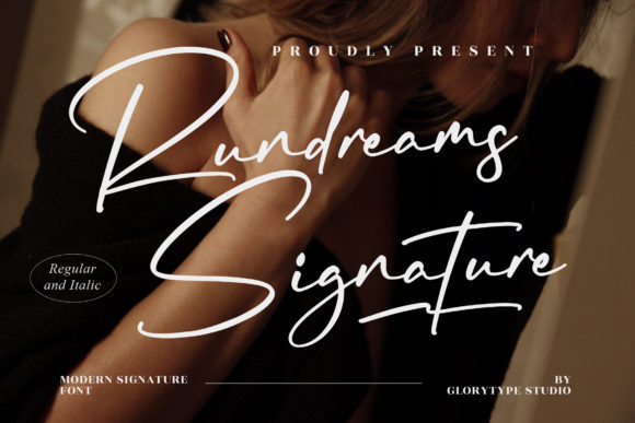 Rundreams Signature Font Poster 1