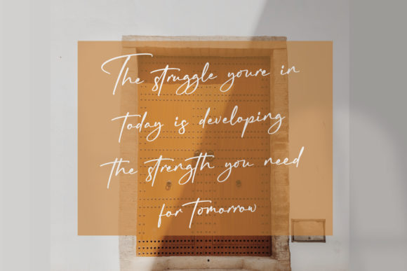 Rundreams Signature Font Poster 7