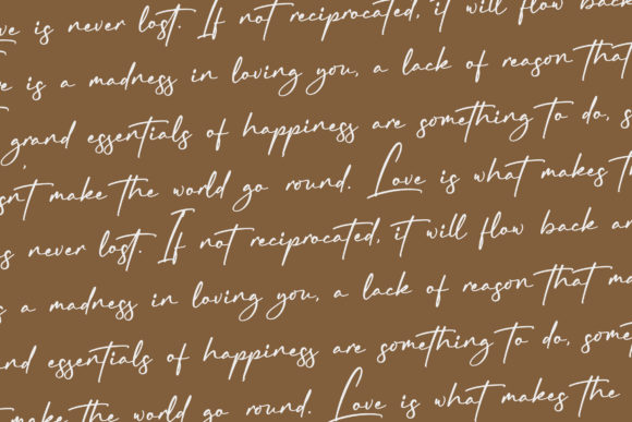 Rundreams Signature Font Poster 10