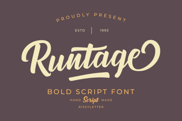 Runtage Font