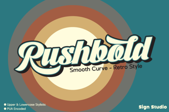 Rushbold Font