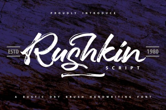 Rushkin Font Poster 1