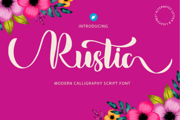 Rustic Font Poster 1