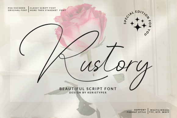 Rustory Font Poster 1