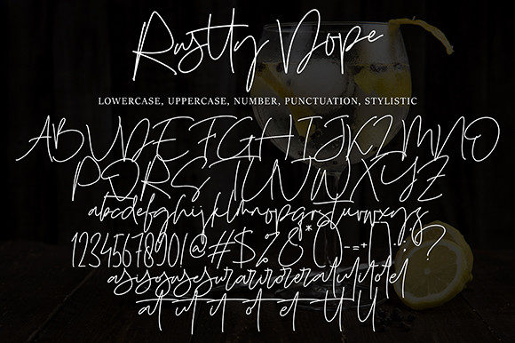 Rustty Dope Font Poster 10