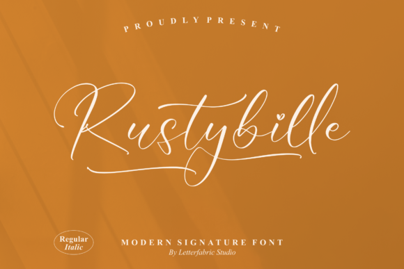 Rustybille Font Rustybille Font Poster 1