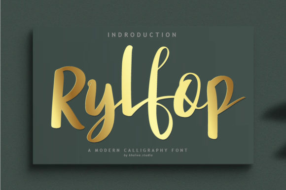 Rylfop Font Poster 1