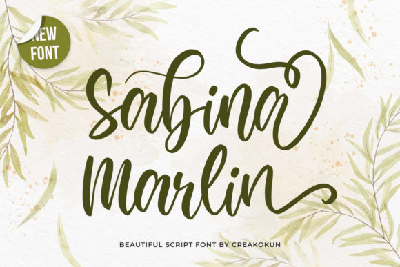 Sabina Marlin Font Poster 1