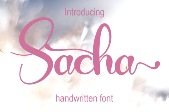 Sacha Font Poster 1