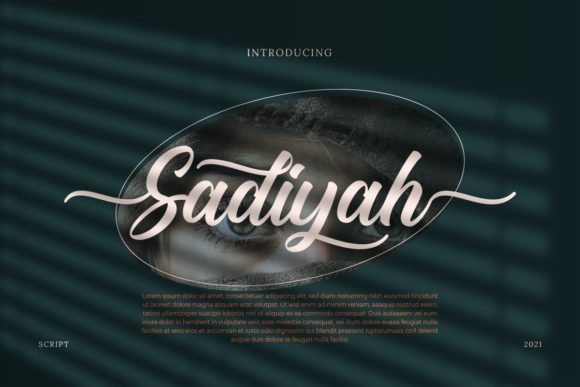 Sadiyah Font Poster 1