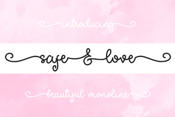 Safe Love Font Poster 1