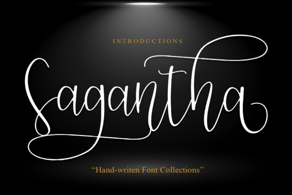 Sagantha Font Poster 1