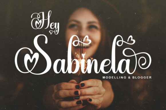 Sagitalia Script Font Poster 5