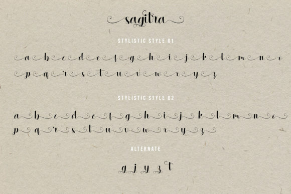 Sagitra Font Poster 9