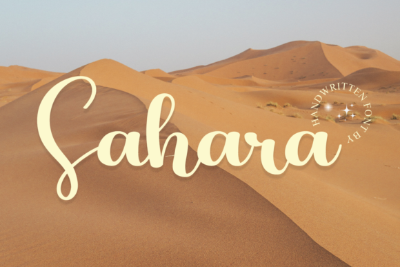 Sahara Font Poster 1