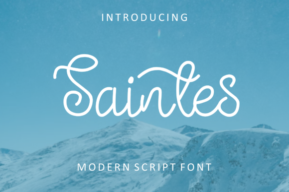 Saintes Font Poster 1