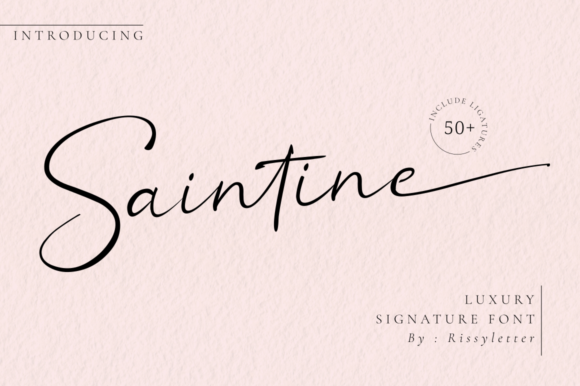 Saintine Font Poster 1