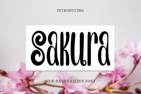 Sakura Font Poster 1