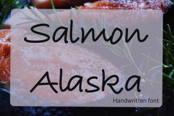 Salmon Alaska Font