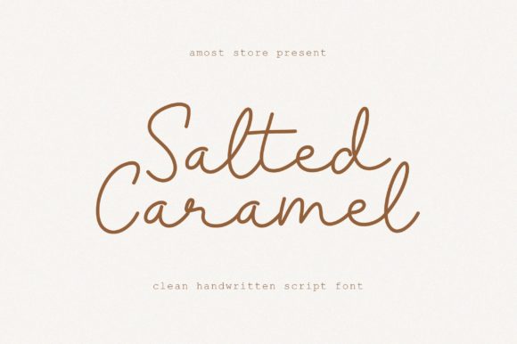 Salted Caramel Font