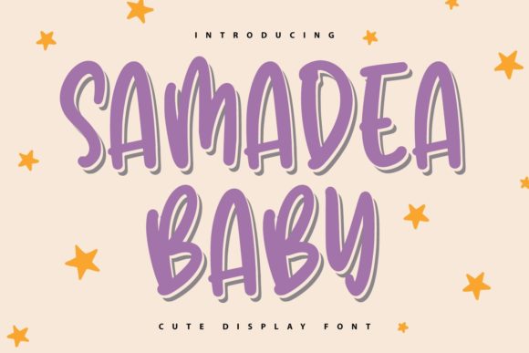 Samadea Baby Font Poster 1