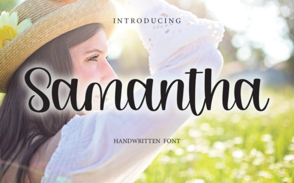 Samantha Font Poster 1