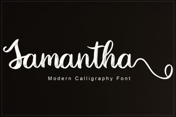 Samantha Font Poster 1