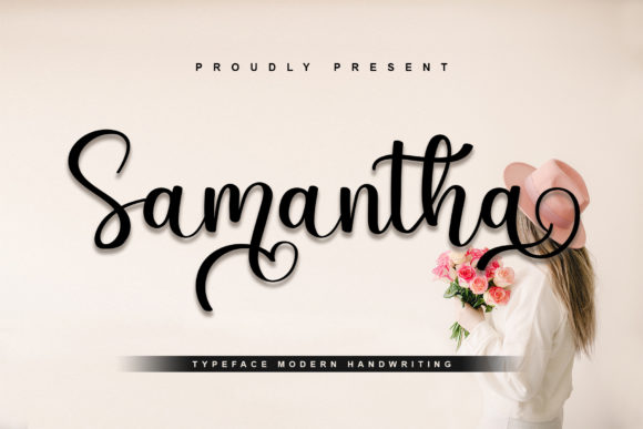 Samantha Font Poster 1