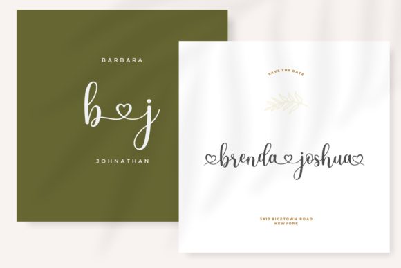 Samantha Calligraphy Font Poster 3