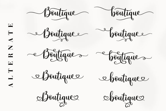 Samantha Calligraphy Font Poster 4