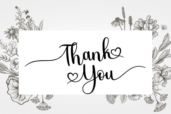Samantha Calligraphy Font Poster 9