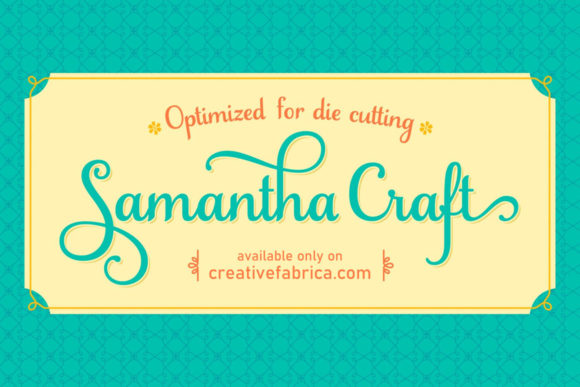 Samantha Craft Font Poster 1