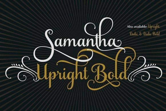 Samantha Family Font Poster 2