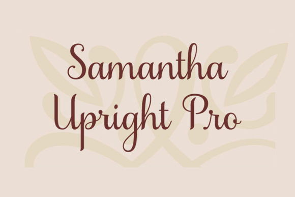 Samantha Family Font Poster 12
