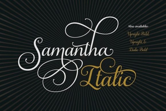Samantha Family Font Poster 3