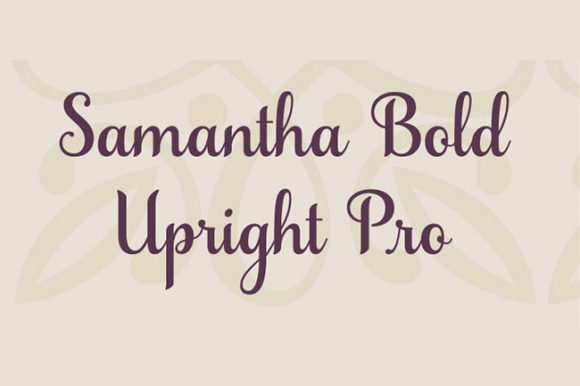 Samantha Family Font Poster 9