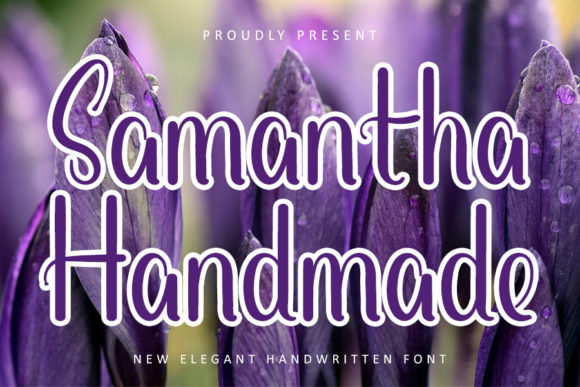 Samantha Handmade Font Poster 1