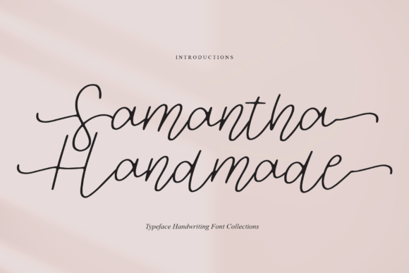 Samantha Handmade Font Poster 1