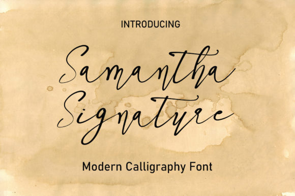 Samantha Signature Font