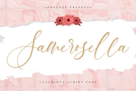 Samerosella Font Poster 1