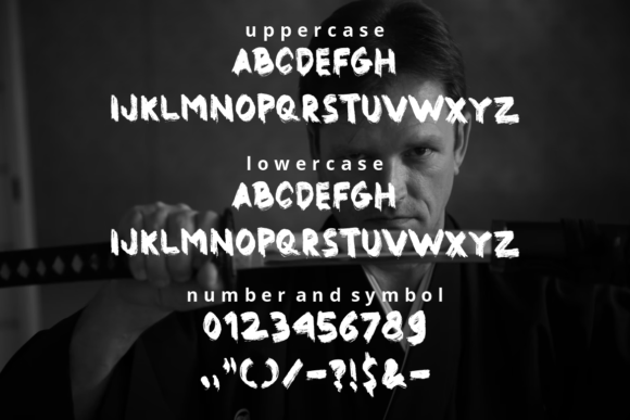 Samurai Font Poster 2