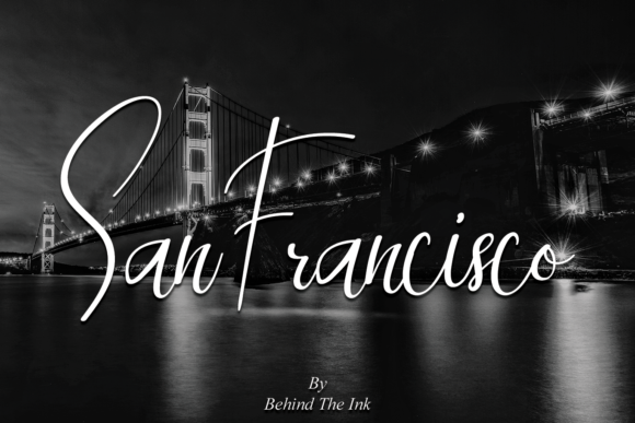 San Francisco Font Poster 1