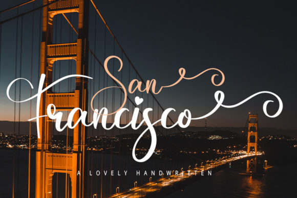 San Francisco Font Poster 1