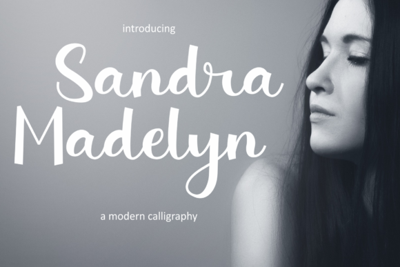 Sandra Madelyn Font Poster 1