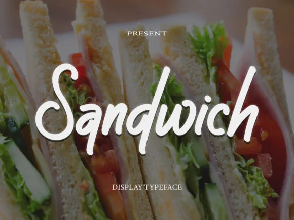 Sandwich Font Sandwich Font Poster 1