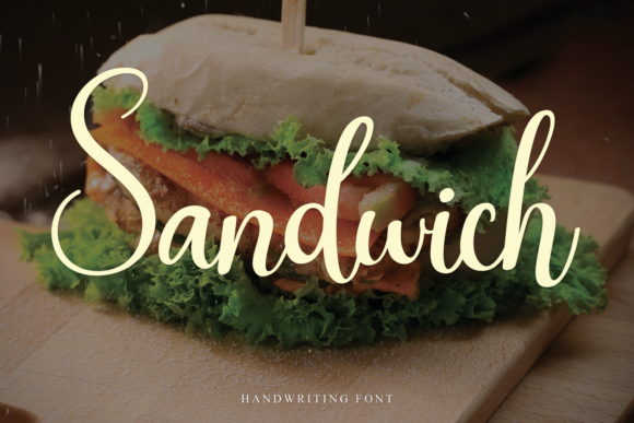 Sandwich Font Poster 1