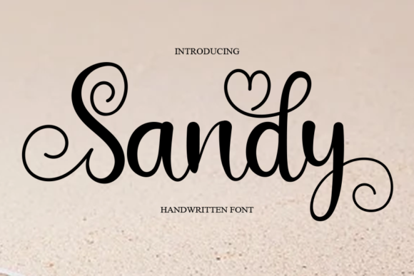 Sandy Font Poster 1