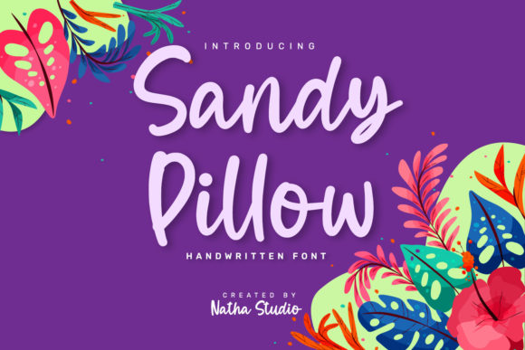Sandy Pillow Font Poster 1